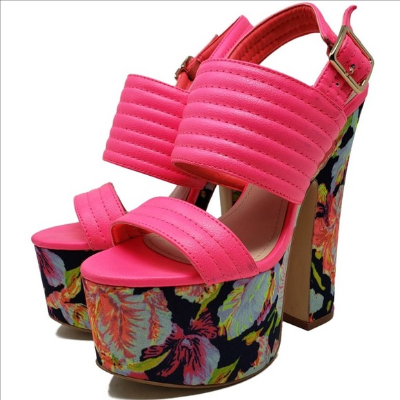 Steve Madden Shoes | Steve Madden Screamrr Platform Heels Hot Pink 7m | Poshmark